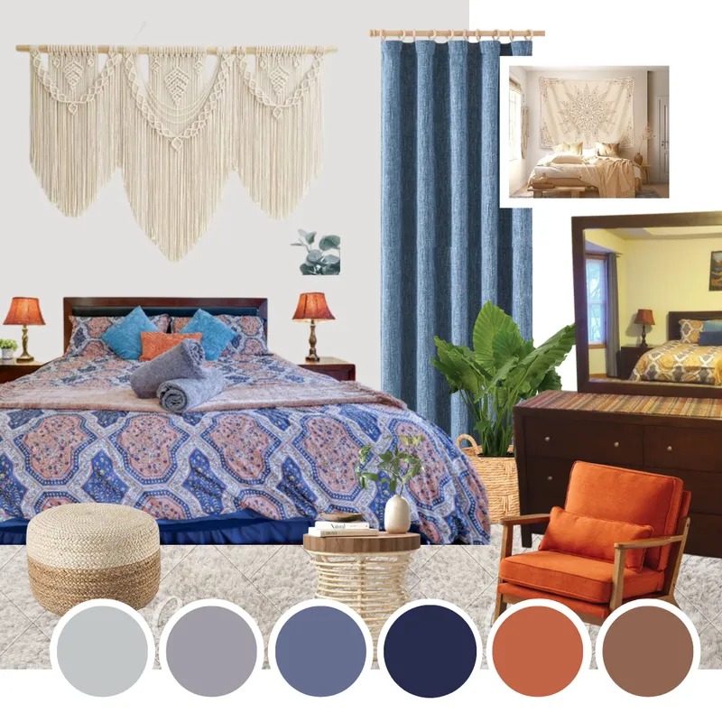 Airbnb Interior Refresh design board 1
